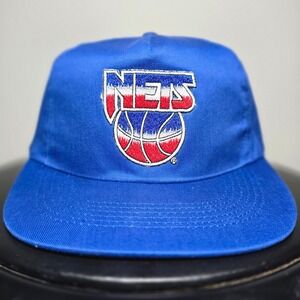 Brooklyn Nets 80s Sample RARE Logo 7 Defunct Logo Vintage Basketball Hat